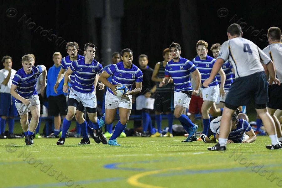 Wheaton Men\'s Rugby vs Mass Maritime.  Photo by Keith Nordstrom